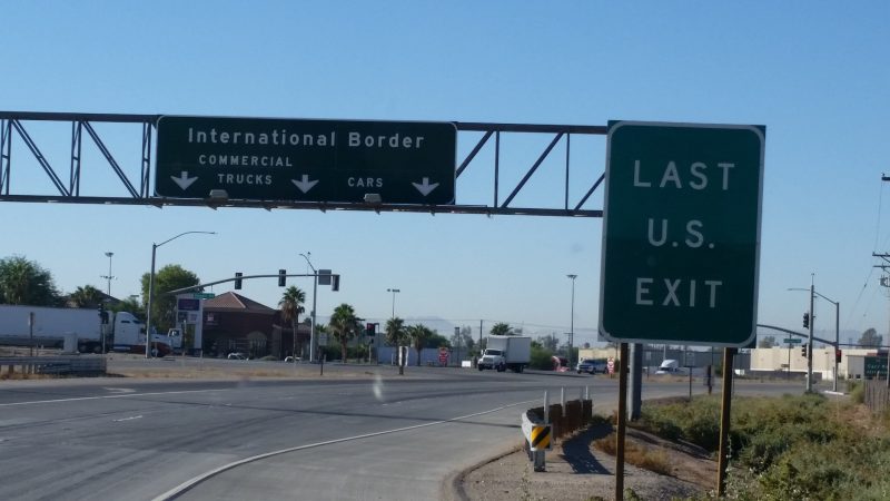 Tijuana land customs